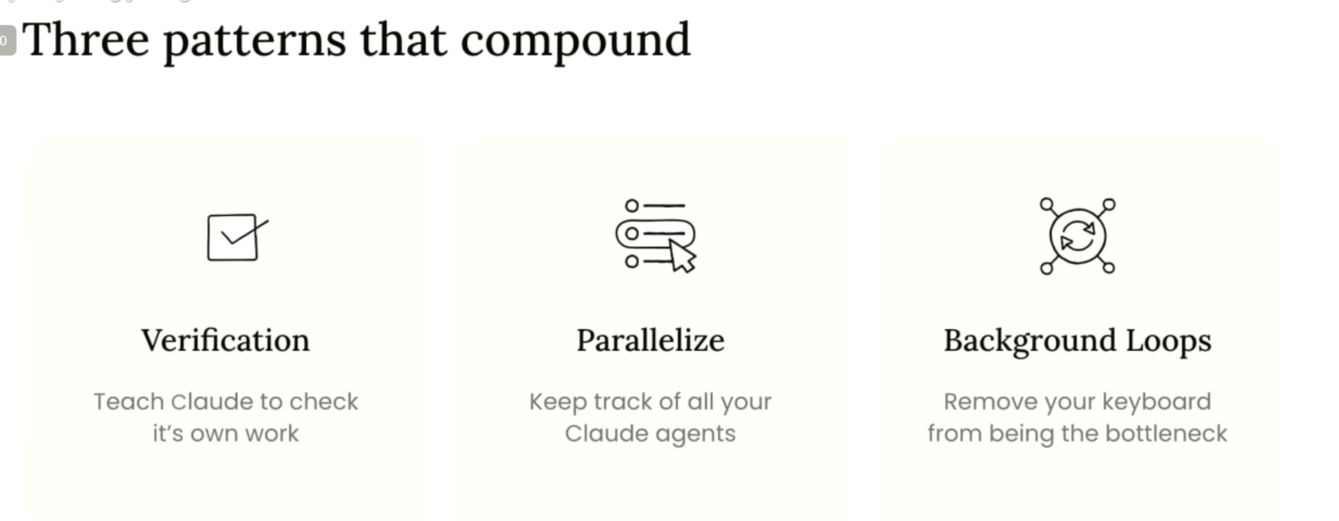 Claude Code 三個自主開發模式:Verification、Parallelize、Background Loops